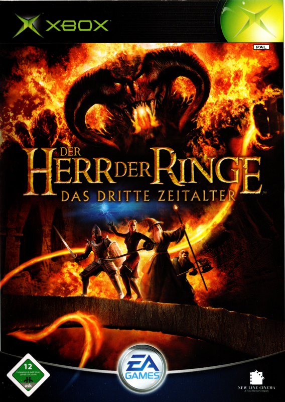 Lord of the Rings: The Third Age box art for Xbox
